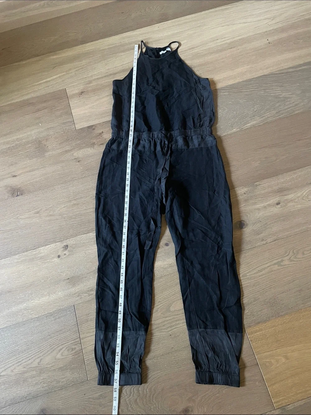 YFB by Young Fabulous & Broke Diego Linen Blend Black Jumpsuit Size Medium